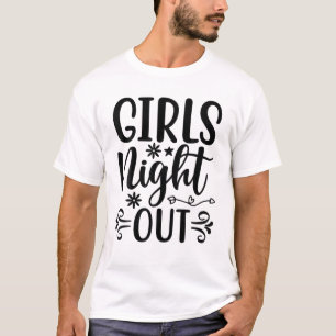 Girls Night Out Cute Engagement Bachelorette Match T-Shirt