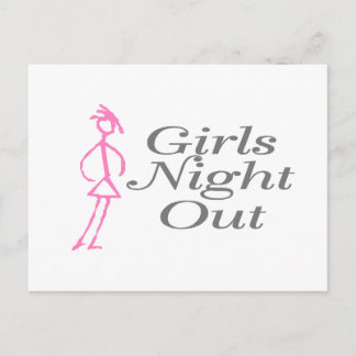 Girls Night Out (Girl) Postcard