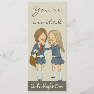 Girls night out invitation