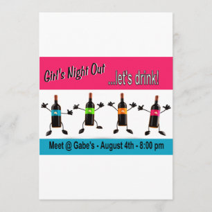 Girl's Night Out Invitation