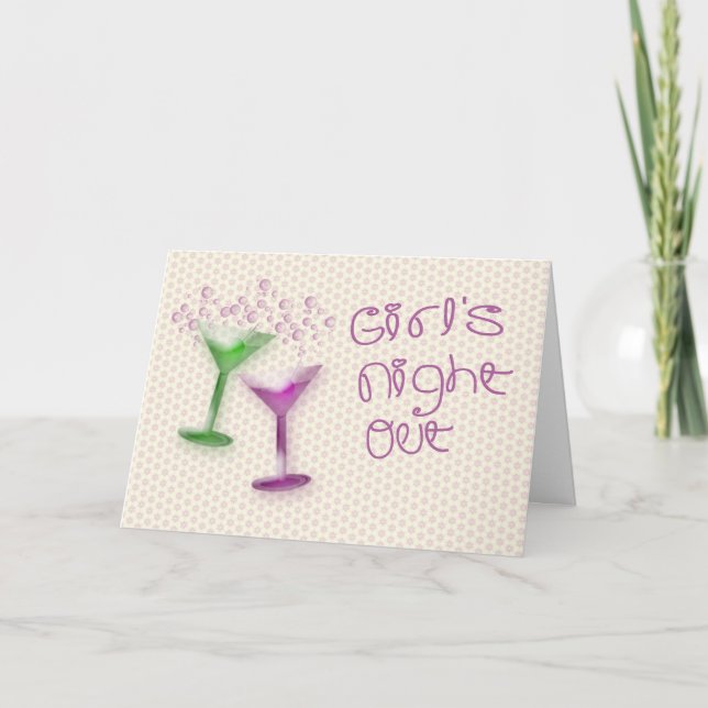 Girl's Night Out Invitation (Front)