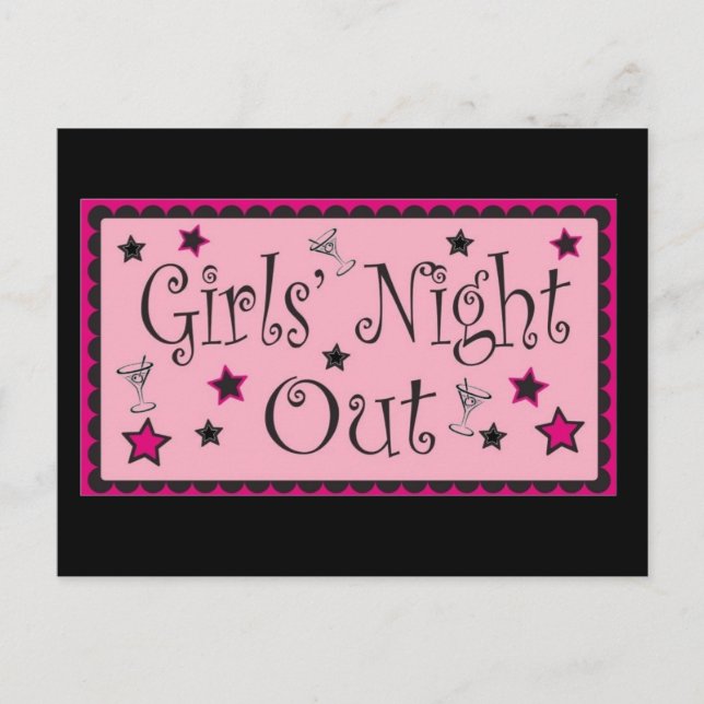 Girls Night Out: Invite Postcard (Front)