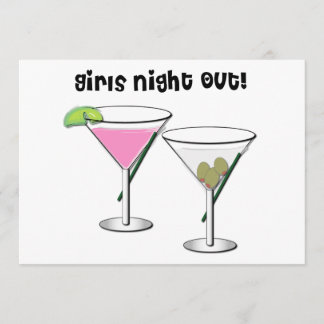 Girls night out party invitation