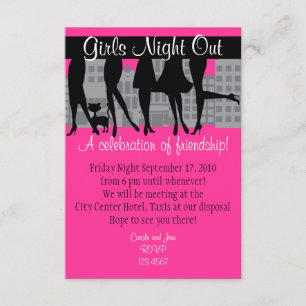 Girls Night Out WIth Kitty Style A Invitation
