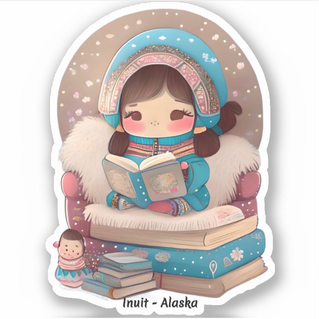 Girls of the World Reading - Inuit of Alaska (Front)