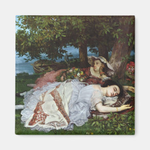 Girls on the Banks of the Seine, 1856-57 Magnet