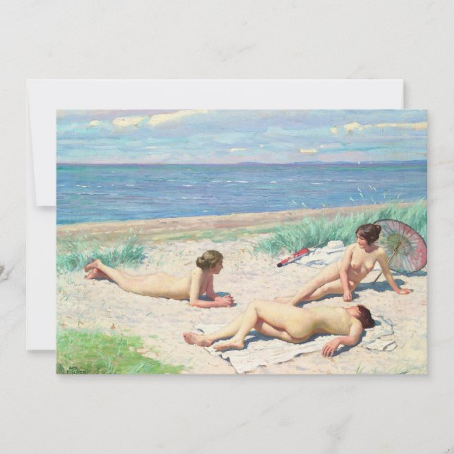 Girls on the Beach | Paul Fischer (Front)