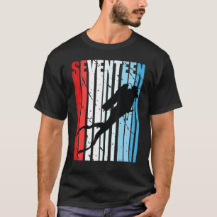 Girls Or Boys Scuba Diving 17th Birthday Deep Sea  T-Shirt