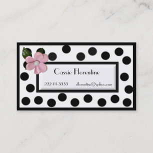 Girl's Paris high fashion calling Card