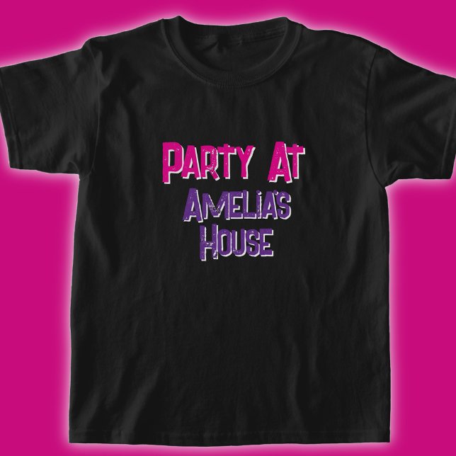 Girls Personalised Birthday Party T-Shirt (Creator Uploaded)