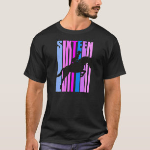 Girls Pink Horse Riding 16th Birthday Show Jumping T-Shirt