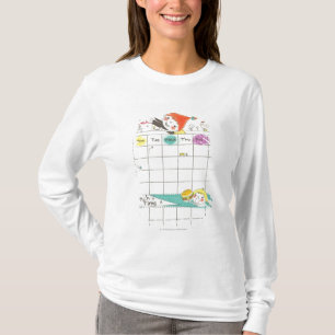 Girls playing by school and timetable T-Shirt