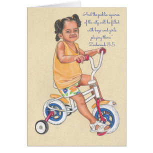 Girls Playing~Scripture