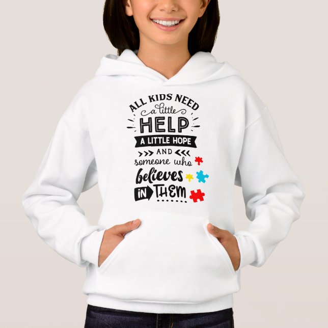 Girl's Pullover Hoodie (Front)
