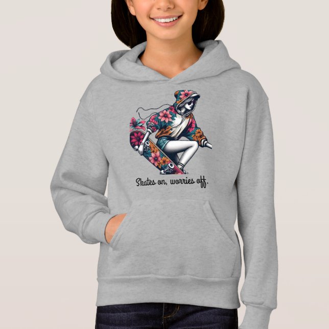 Girl's Pullover Hoodie (Front)
