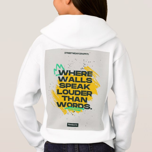 Girl's Pullover Hoodie (Back)