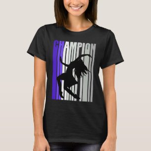Girls Purple Dance Birthday Colourful Cute Retro F T-Shirt