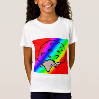 Girls Rainbow Hedgehog T-shirt