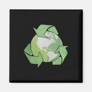 Girls Recycling, Recycling Kids, Recycle For Men  Magnet