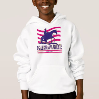 Girls Reining Horse Equestrian Athlete Hoodie
