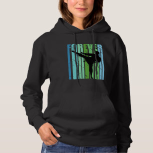 Girls Retro Forever Jiu Jitsu Karate Judo Taekwond Hoodie