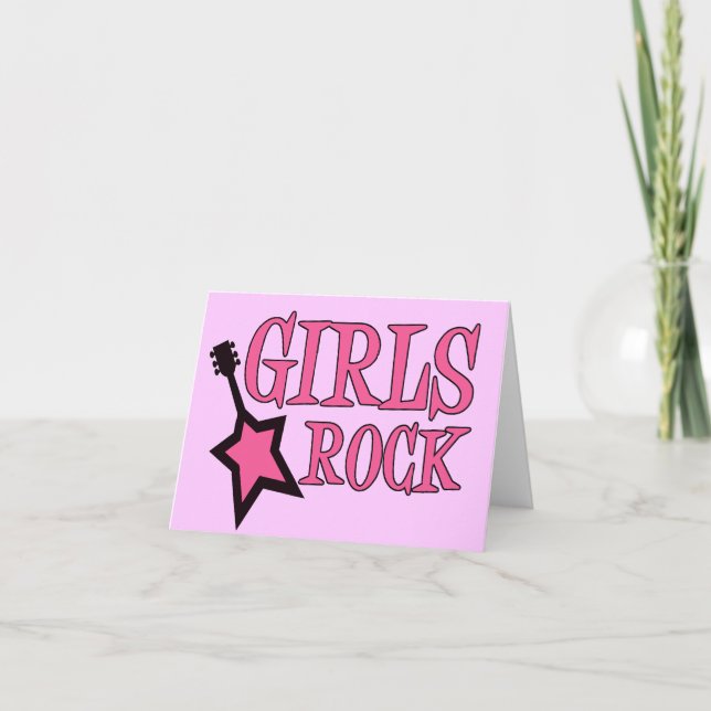 Girls Rock! Card (Front)