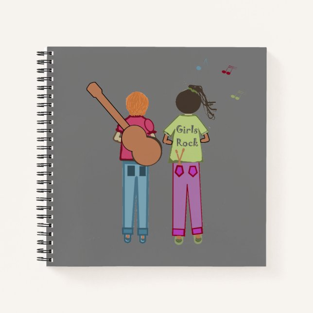 Girls Rock Notebook (Front)