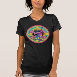 Girls Rock Skull T-Shirt