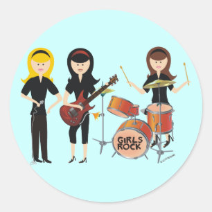Girls Rock Sticker