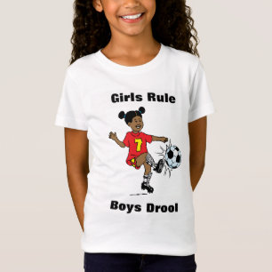 Girls Rule, Boys Drool Girls T-Shirt