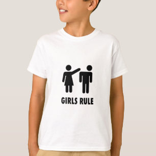 Girls Rule Funny Feminist Tshirts