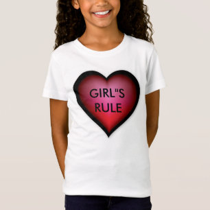 Girls Rule Heart/Youth Shirt