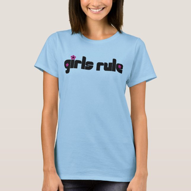 Girls rule t-shirt (Front)