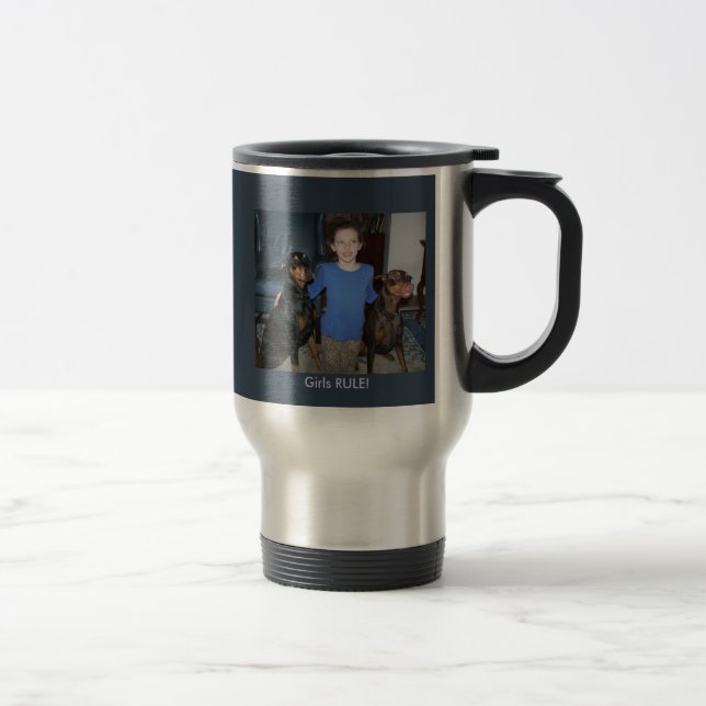 Girls RULE! Travel Mug (Right)