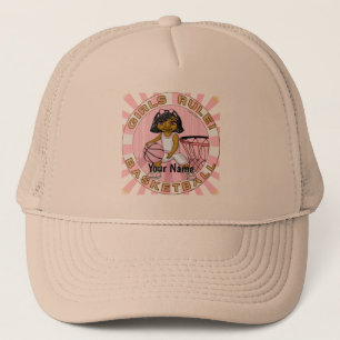 Girls Rules Basketball Trucker Hat