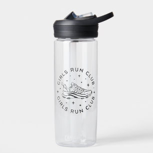 Girls run club running girlies aesthetic water bottle