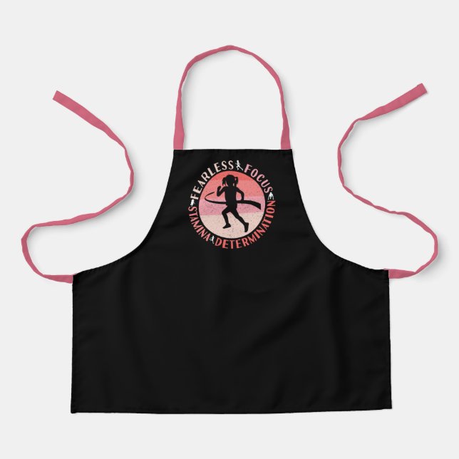 Girls Running Mindset - Focus Fearless Runner Apron (Front)