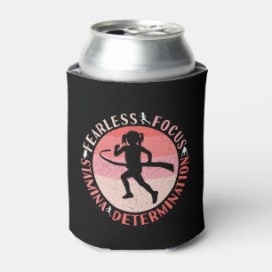 Girls Running Mindset - Focus Fearless Runner Can Cooler