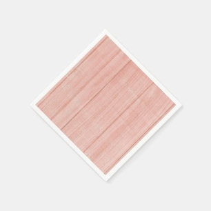 Girl's Rustic Pink Wood Shabby Chic Tea Party Napkin