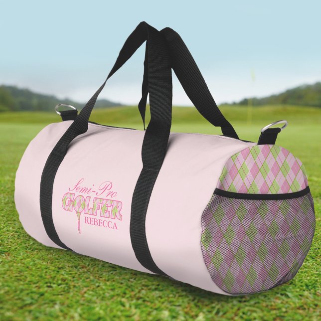 Girls semi-pro golfer pink name bag (Creator Uploaded)