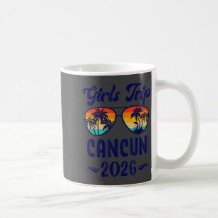 Girls Shirt Cancun Trip Beach Vacation Matching Coffee Mug