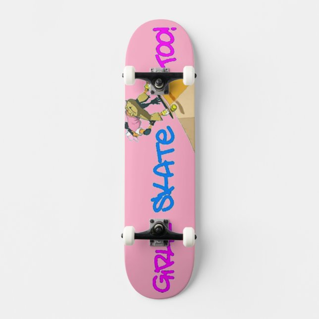 Girls SkateToo! Skateboard (Front)