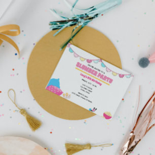 Girls Sleepover Invitation