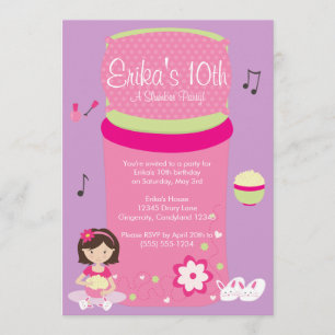 Girls' Slumber Party Invitation