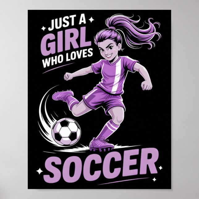 Girls Soccer _1  Poster (Front)