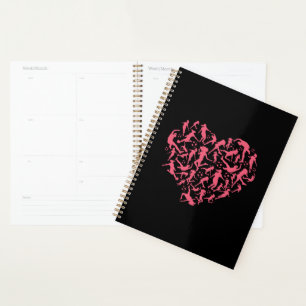 Girls Soccer Heart - Women Players Planner