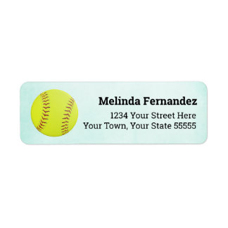 Girls Softball Sports Logo