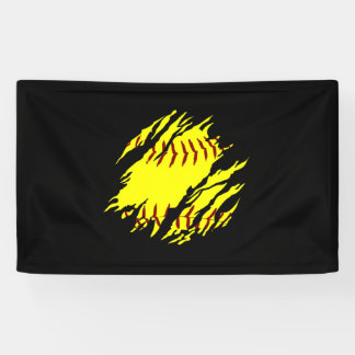 Girls Softball Stitches Fastpitch Gear Banner