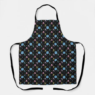 Girls Softball - Women Players with Stars Apron