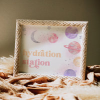 Girl's Space Hyradtion Station Sign